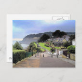 ワイト島,イギリス,シャンクリン,ケアツグリーン ポストカード (正面/裏面)