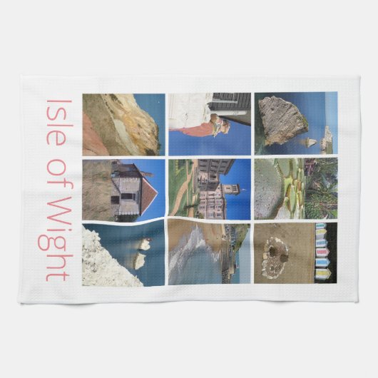 ワイト島 キッチンタオル (横)