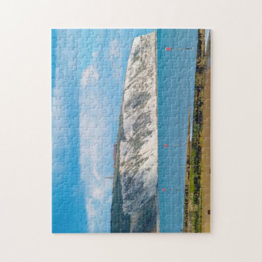 ワイト島。 ジグソーパズル (縦)