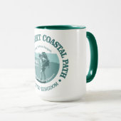 ワイト海沿いのパス島(T) マグカップ (正面右)