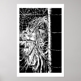 "ワイト" -イラストレーションbyトレイシー・レスチ ポスター