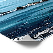 ワイドアシースケッ地中海のプ湾 ポスター (角)