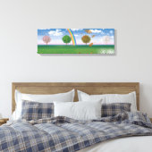 ワイドキャンバス印刷の四季のデジタルアート キャンバスプリント (インサイチュ (寝室))