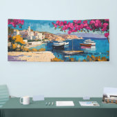 ワイドシースケープチ地中海のルハーバー 横断幕 (トレードショー)