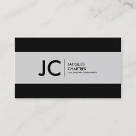 ワイドスクリーンの映画館のモダンなモノグラムのプロフェッショナル 名刺