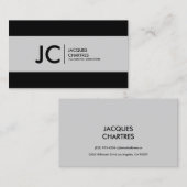 ワイドスクリーンの映画館のモダンなモノグラムのプロフェッショナル 名刺 (正面/裏面)