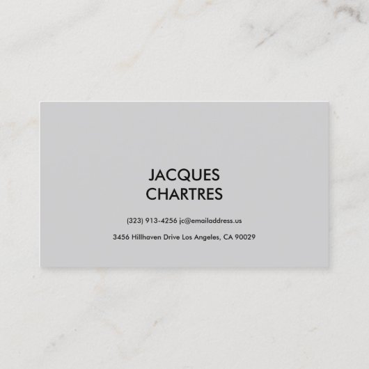 ワイドスクリーンの映画館のモダンなモノグラムのプロフェッショナル 名刺 (裏面)