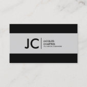 ワイドスクリーンの映画館のモダンなモノグラムのプロフェッショナル 名刺 (正面)