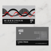 ワイドスクリーンの0526 -音波 名刺 (正面/裏面)