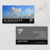 ワイドスクリーンの133の雲 名刺 (正面/裏面)