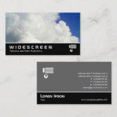 ワイドスクリーンの158 - Cumulousの雲 名刺 (正面/裏面)