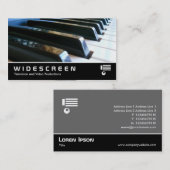 ワイドスクリーンの174 -キーボード 名刺 (正面/裏面)