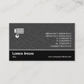 ワイドスクリーンの315 -電子工学 名刺 (裏面)