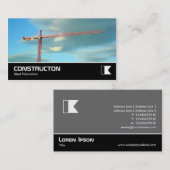 ワイドスクリーンの335 -赤いクレーン 名刺 (正面/裏面)