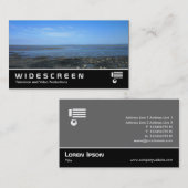 ワイドスクリーンの343 - Penarth IIのSevernの河口 名刺 (正面/裏面)