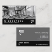 ワイドスクリーンの361 -バスインテリア(70年代) 名刺 (正面/裏面)