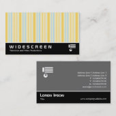 ワイドスクリーンストライプ0499 - 310515 (04) 名刺 (正面/裏面)