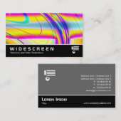 ワイドスクリーン0422 – フラクタル抽象芸術061012f 名刺 (正面/裏面)