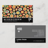 ワイドスクリーン0433 -抽象芸術220213 名刺 (正面/裏面)