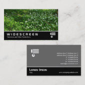 ワイドスクリーン0438 - Woodland Flowers 名刺 (正面/裏面)