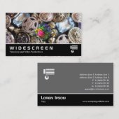 ワイドスクリーン0443 – ボきらきら光るタン 名刺 (正面/裏面)