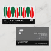 ワイドスクリーン0452 -葉レトロ03 名刺 (正面/裏面)