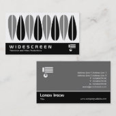 ワイドスクリーン0453 -葉レトロ04 名刺 (正面/裏面)