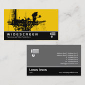 ワイドスクリーン0480 – レーダーマスト – 琥珀 名刺 (正面/裏面)