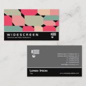 ワイドスクリーン0493 -抽象芸術081214 名刺 (正面/裏面)