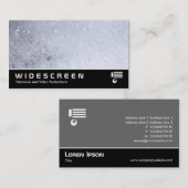 ワイドスクリーン0518 – シャボン玉 名刺 (正面/裏面)