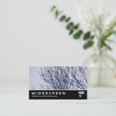 ワイドスクリーン0520 – 星を木で飾る 名刺 (スタンド正面)