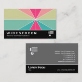 ワイドスクリーン0521 – カラーセグメント01 名刺 (正面/裏面)