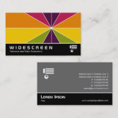 ワイドスクリーン0522 – カラーセグメント02 名刺 (正面/裏面)