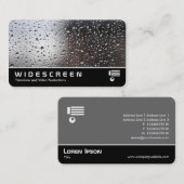 ワイドスクリーン0528 – 窓に雨 名刺 (正面/裏面)