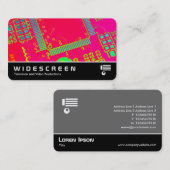 ワイドスクリーン0538 -抽象芸術回路 名刺 (正面/裏面)