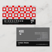 ワイドスクリーン127長方形および正方形 名刺 (正面/裏面)