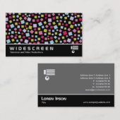 ワイドスクリーン153 – カラーカスケード 名刺 (正面/裏面)