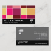 ワイドスクリーン155 – カラー構成 名刺 (正面/裏面)