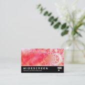 ワイドスクリーン171 – 時間の渦抽象芸術 名刺 (スタンド正面)