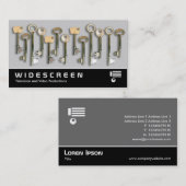 ワイドスクリーン208 -鍵 名刺 (正面/裏面)