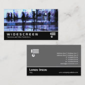 ワイドスクリーン209 – 雨の中で買い物 名刺 (正面/裏面)