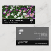 ワイドスクリーン221 -カラフルチューリップ 名刺 (正面/裏面)