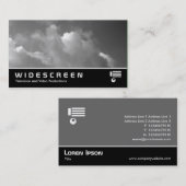 ワイドスクリーン235 -夕べ空 名刺 (正面/裏面)