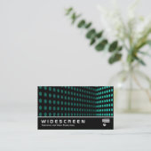 ワイドスクリーン248 – トーンコーナー – アクア 名刺 (スタンド正面)