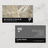 ワイドスクリーン271 -抽象芸術炎04 名刺 (正面/裏面)