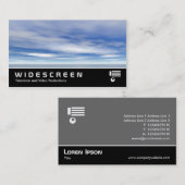 ワイドスクリーン275 – 海と空 名刺 (正面/裏面)