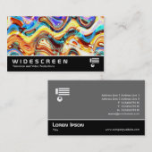 ワイドスクリーン281 – カラーミックス 名刺 (正面/裏面)