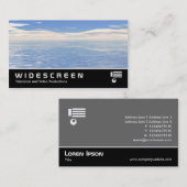 ワイドスクリーン317 – 海と空 名刺 (正面/裏面)