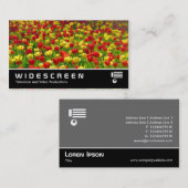 ワイドスクリーン318 – チューリップ海 名刺 (正面/裏面)