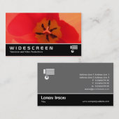 ワイドスクリーン320 – チューリップ内部 名刺 (正面/裏面)